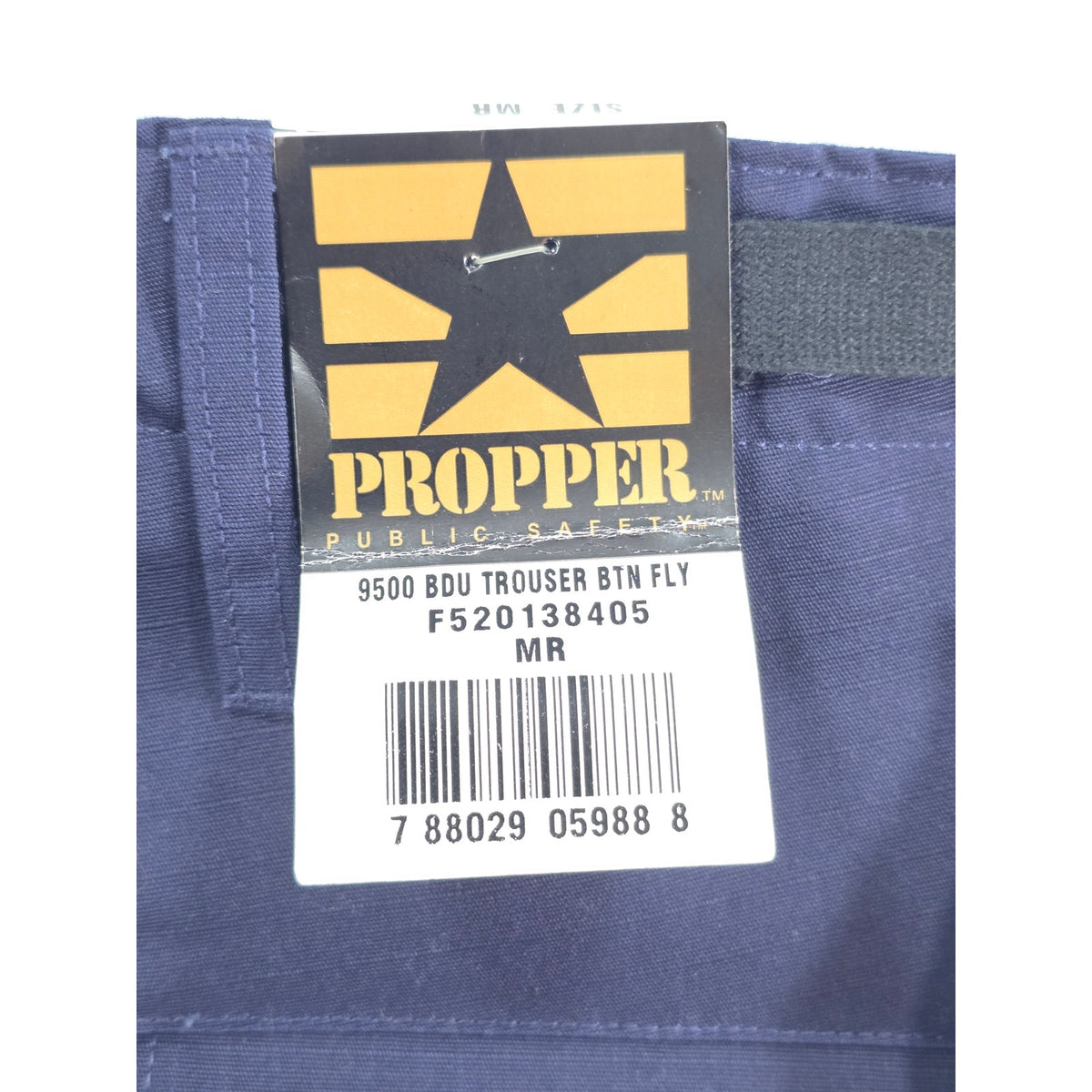 Propper Public Safety Tactical Cargo Pants Button Fly Navy Mens Medium Regular NWT