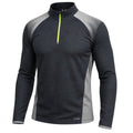 Tek Gear DryTek Men's Black Gray Quarter Zip Performance Pullover XL