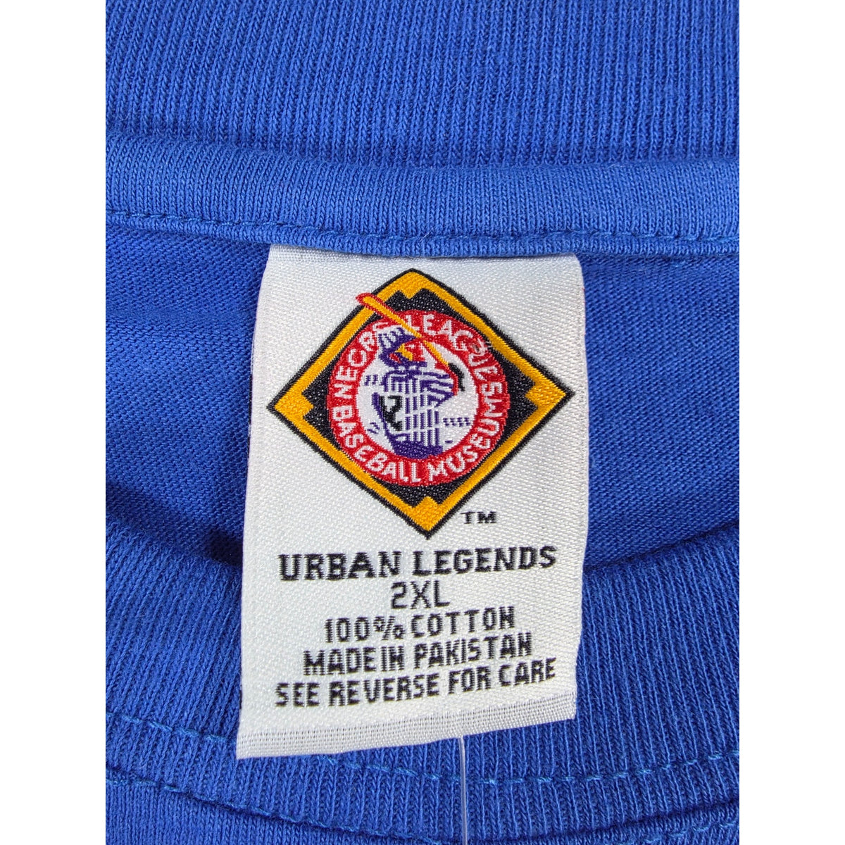 Negro Leagues Baseball Museum Philly T Shirt Mens 2XL NWT Blue