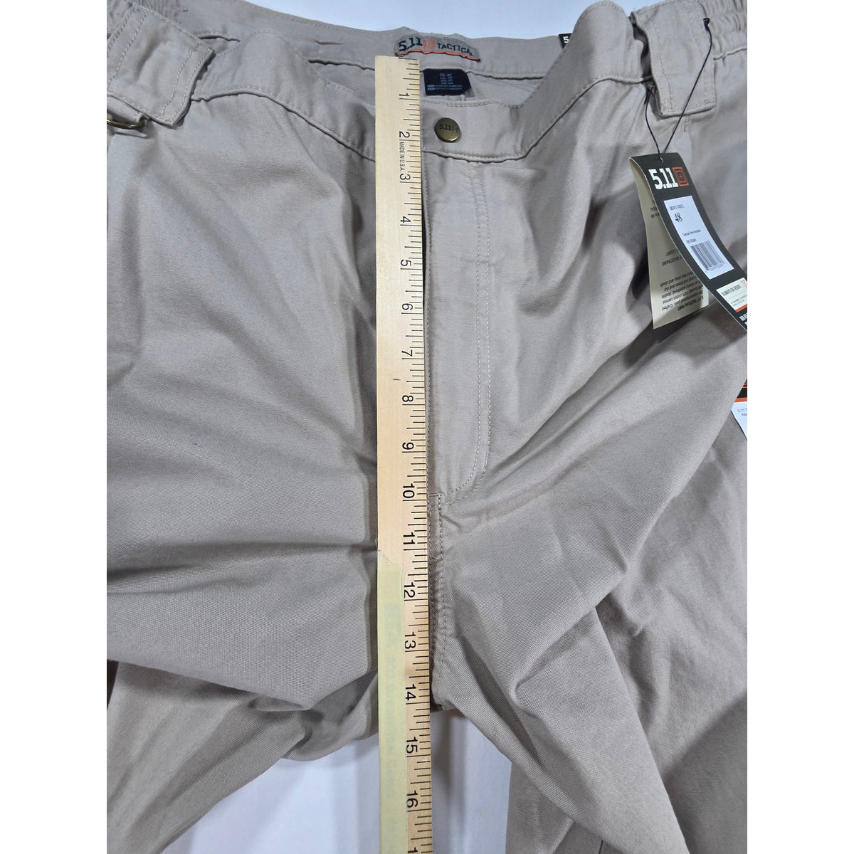 5.11 Tactical 74251 Original Mens 48L Khaki Cotton Cargo Work Pants NWT