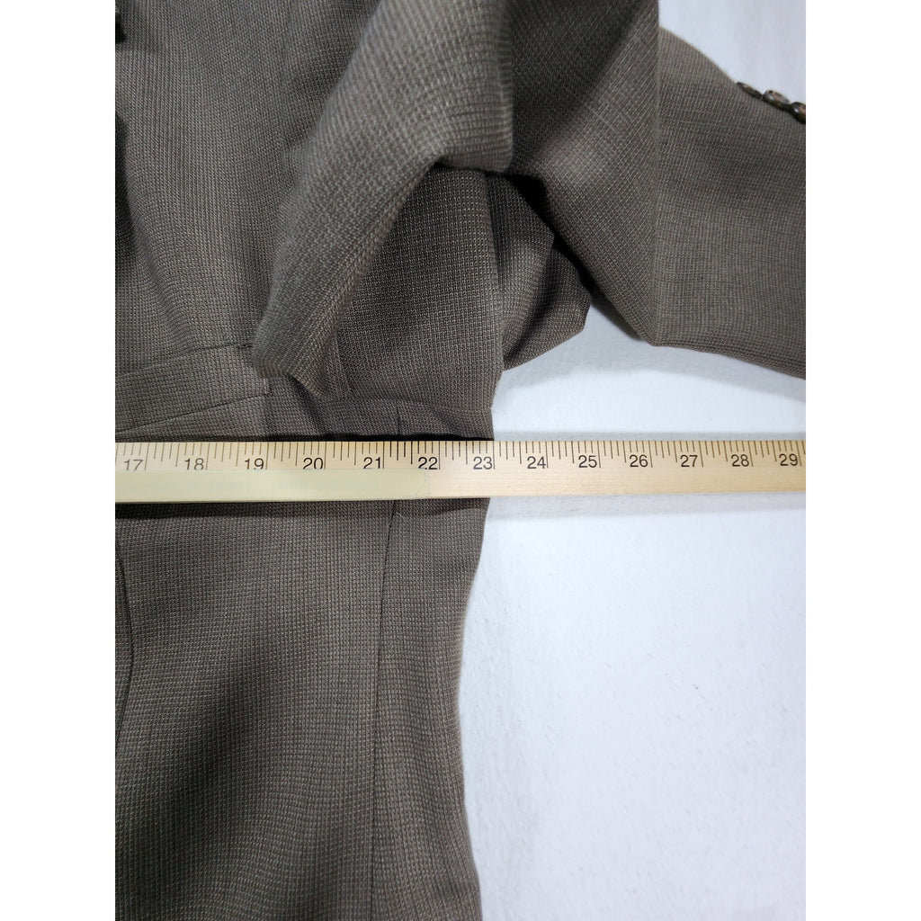 TownCraft Men's Brown Two Piece Suit 44R Jacket Matching Dress Pants