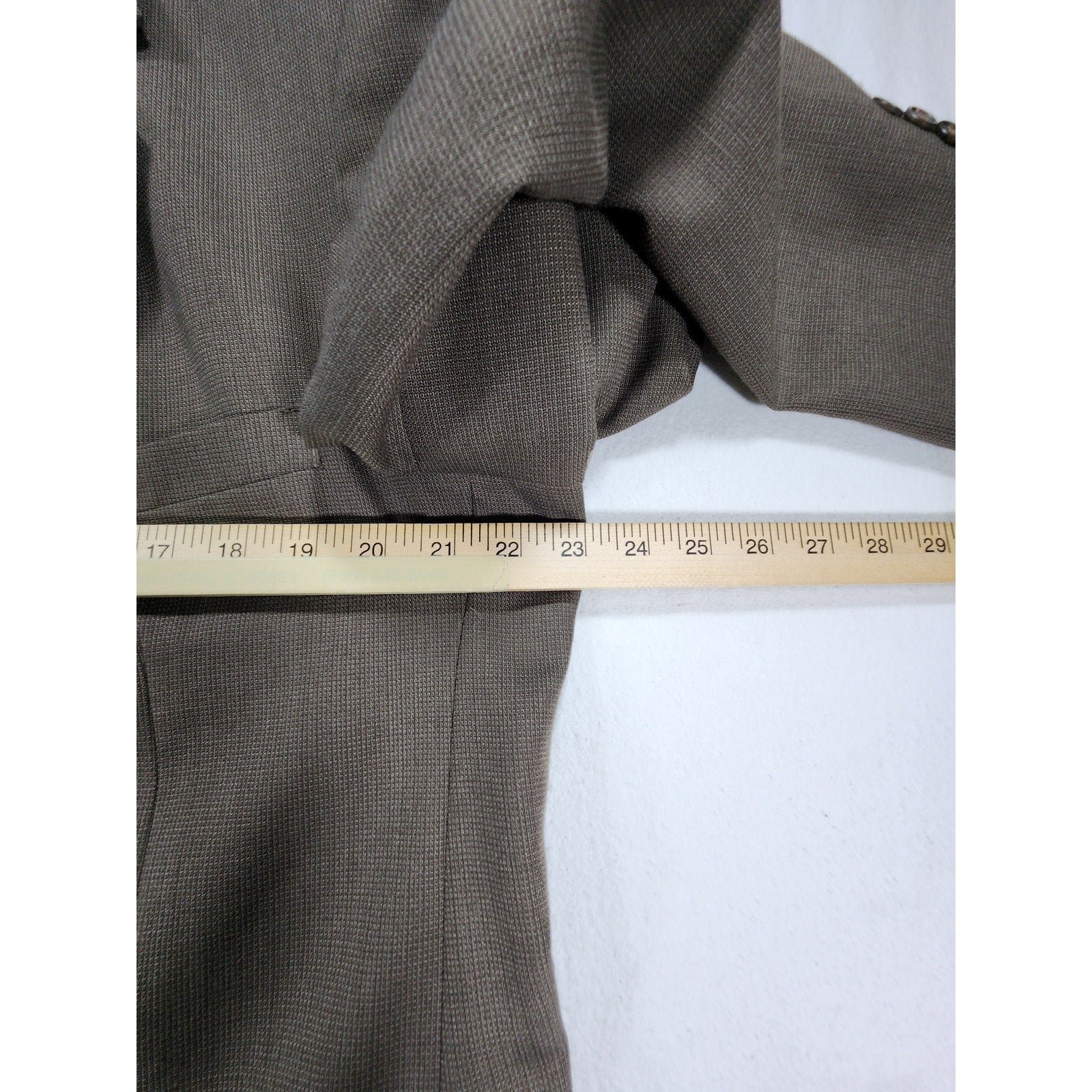 TownCraft Men's Brown Two Piece Suit 44R Jacket Matching Dress Pants