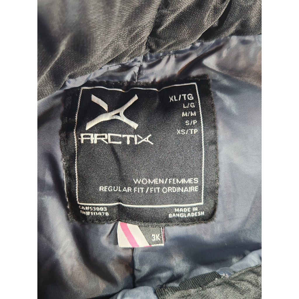 Arctix Women's Black Insulated Snow Pants XL Ski Snowboard Winter
