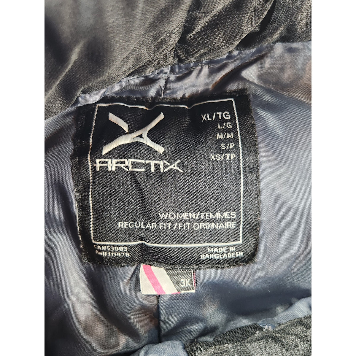 Arctix Women's Black Insulated Snow Pants XL Ski Snowboard Winter