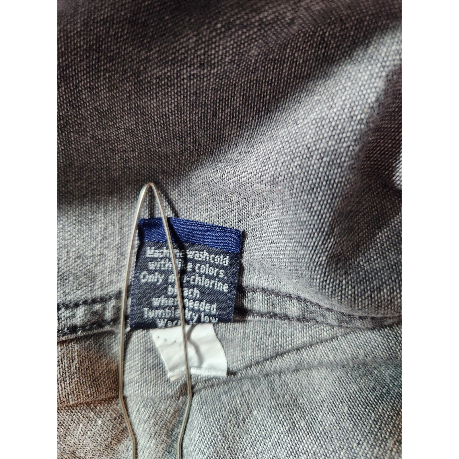 Croft & Barrow Men's Button Down Shirt Gray L Long Sleeve Casual