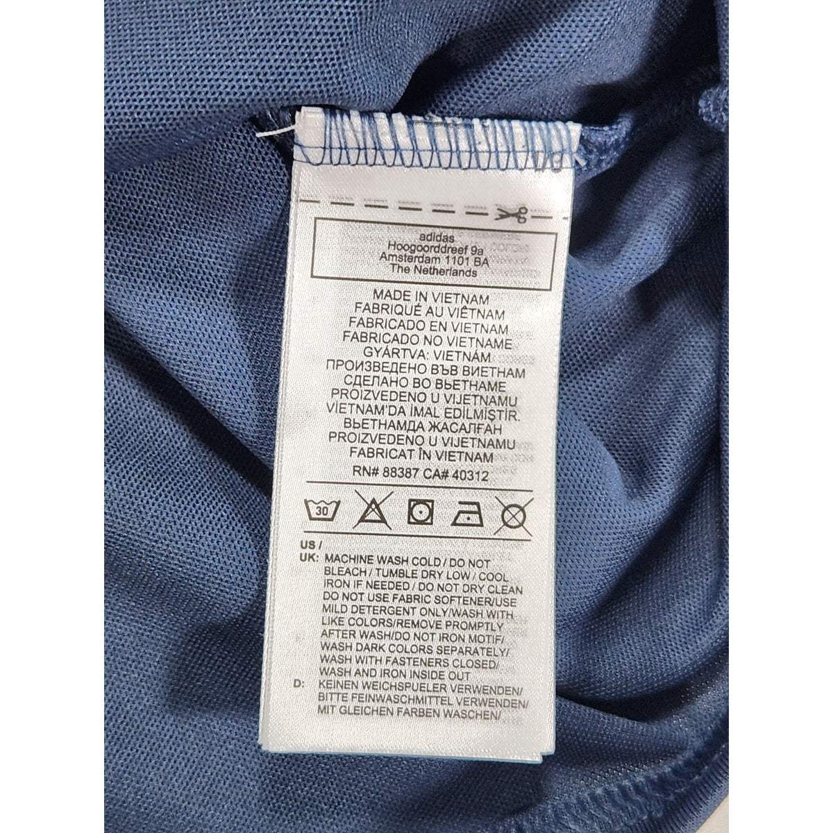 Adidas UPF 50 Quarter Zip Pullover Mens XL Blue Gray Golf Athletic Shirt NWT