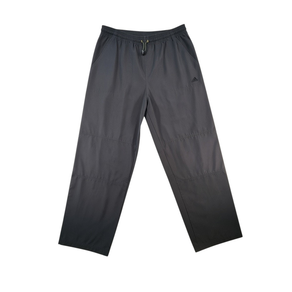 Adidas Men's Black Woven Jogger Pants Elastic Waist Size L