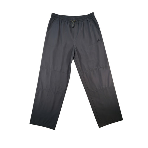 Adidas Men's Black Woven Jogger Pants Elastic Waist Size L