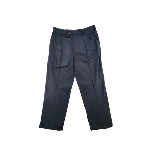 Braggi Louis Raphael Men's Black Pleated Dress Pants 36x29