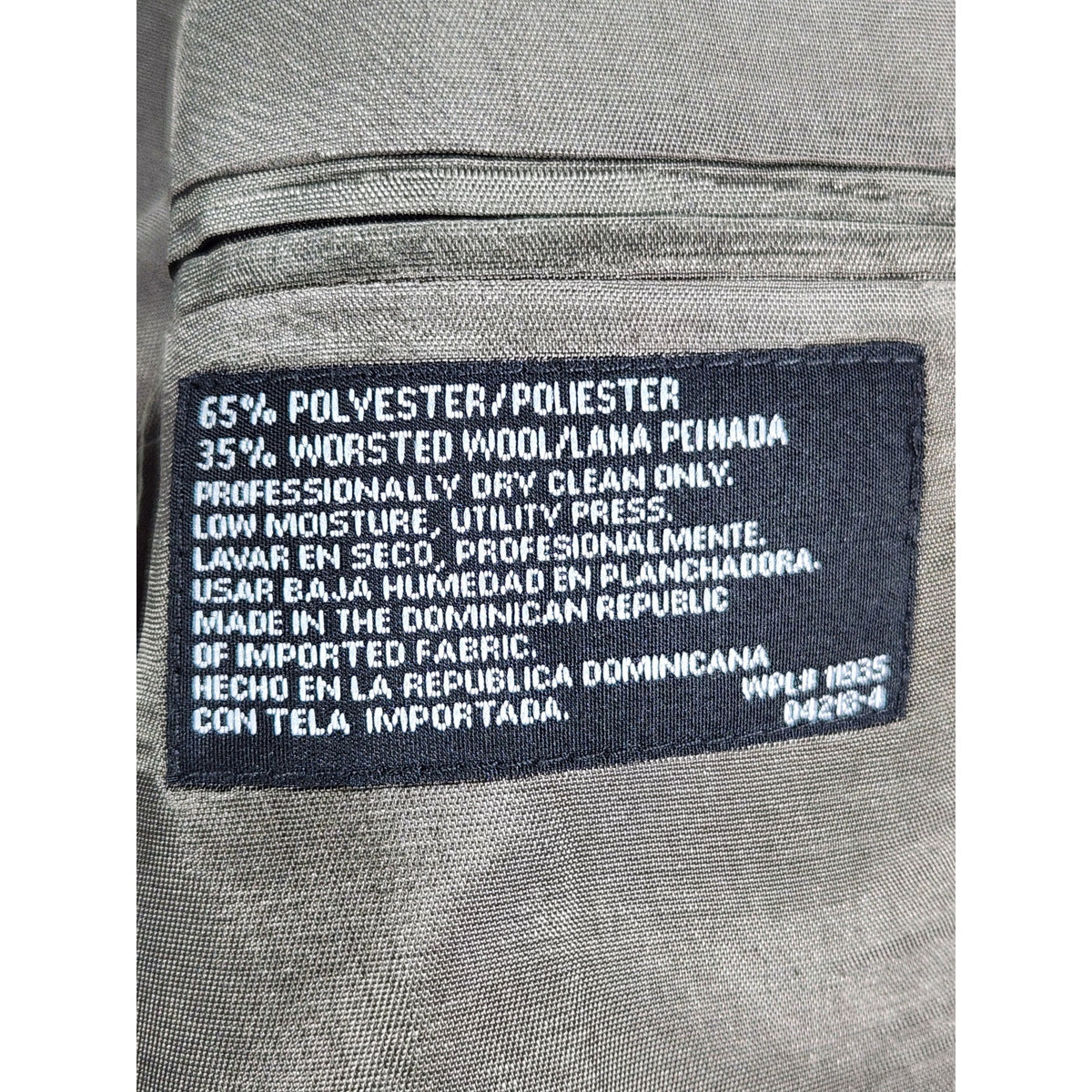 TownCraft Men's Brown Two Piece Suit 44R Jacket Matching Dress Pants
