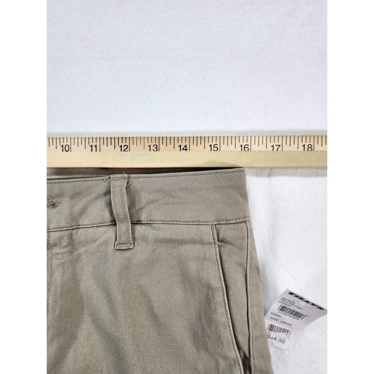 RSQ Slim Fit Pants Mens 29x30 Khaki Beige Casual Chino NWT