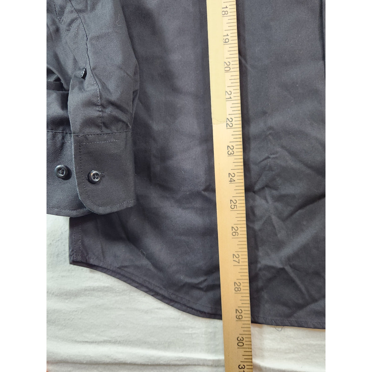 Beverly Hills Polo Club Men's Black Long Sleeve Button Up Dress Shirt M NWT
