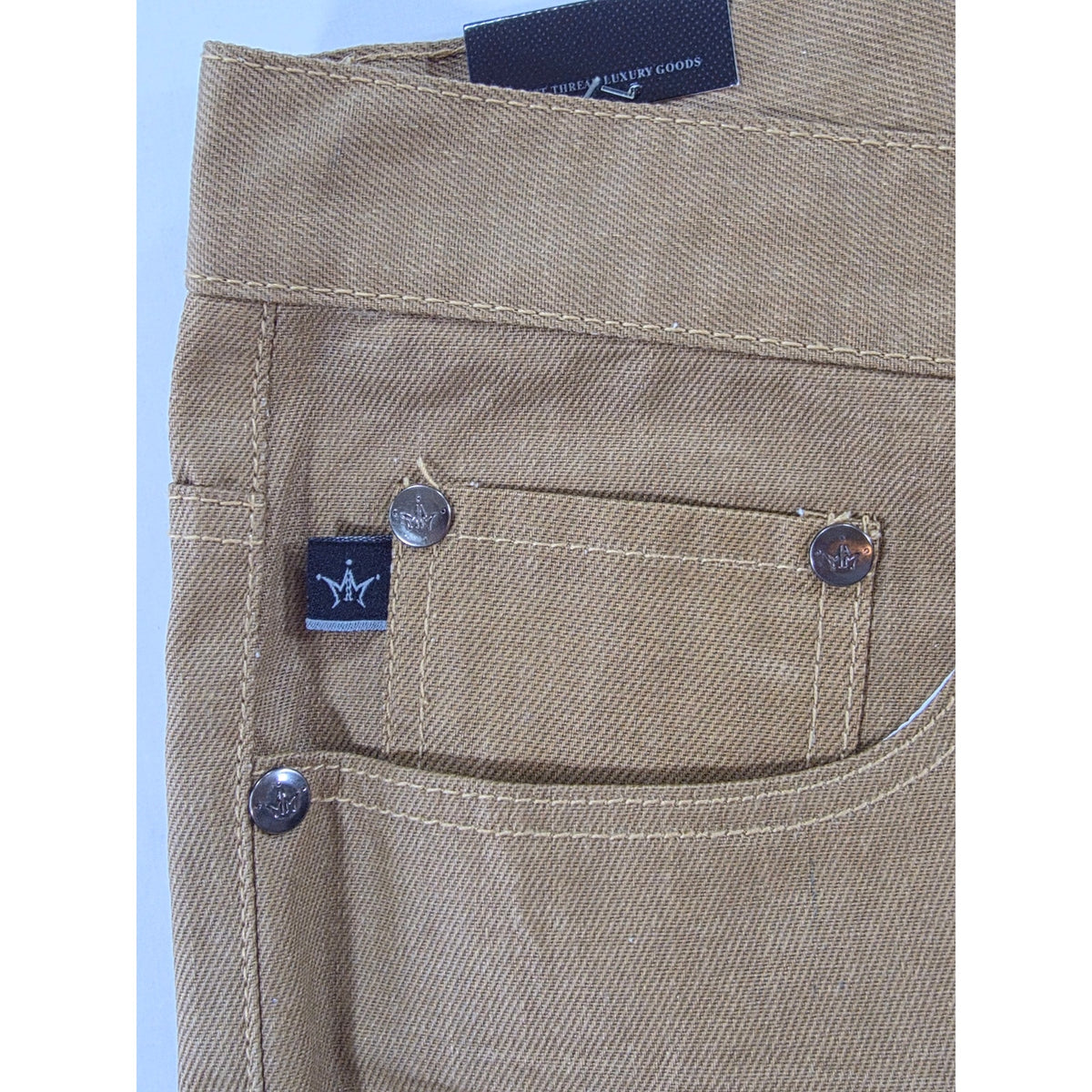Maxi Milian Jeans Mens 46x32 Wheat Denim NWT Straight Casual Pants