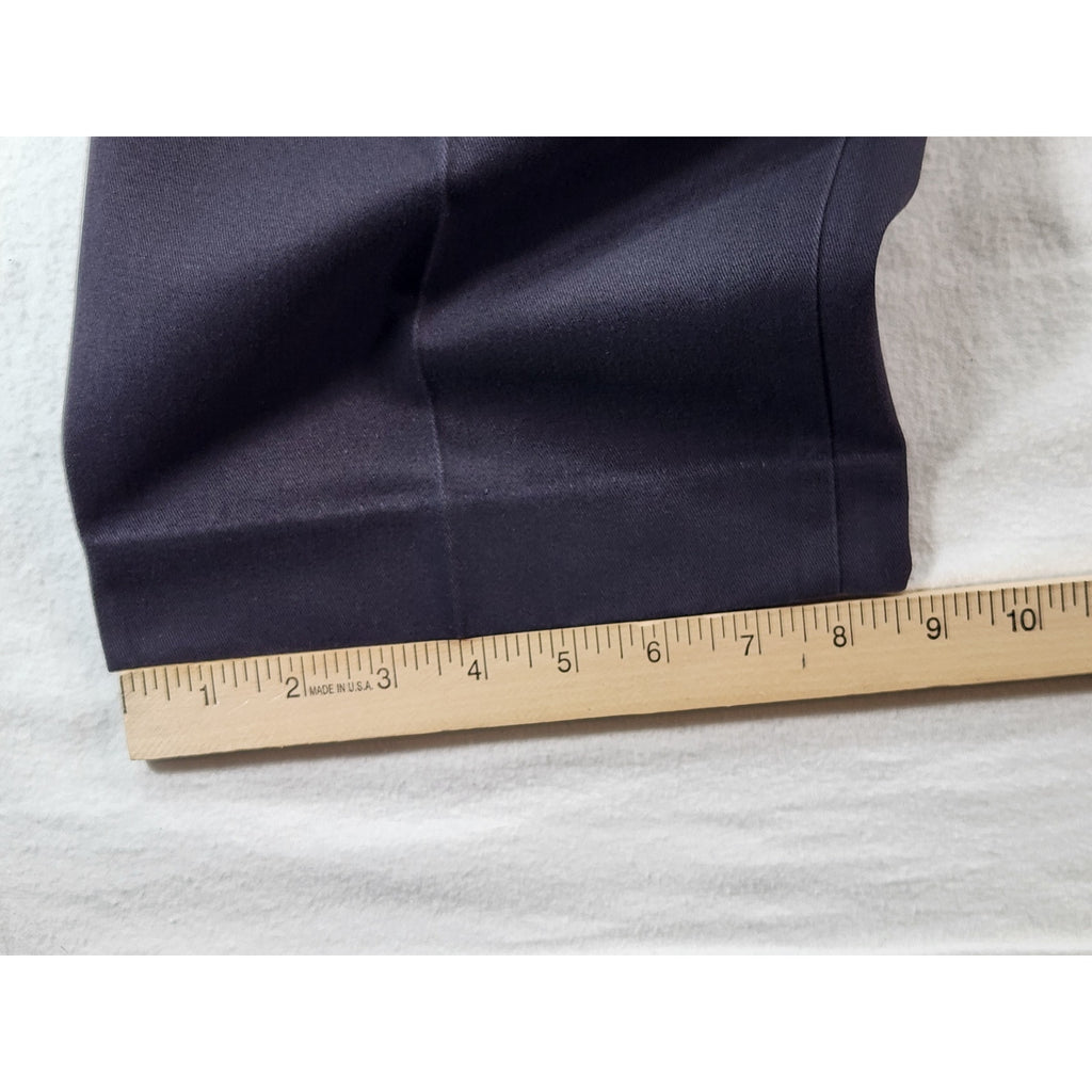 Savane Men's Comfort Waist Black Khaki Pants 36x29