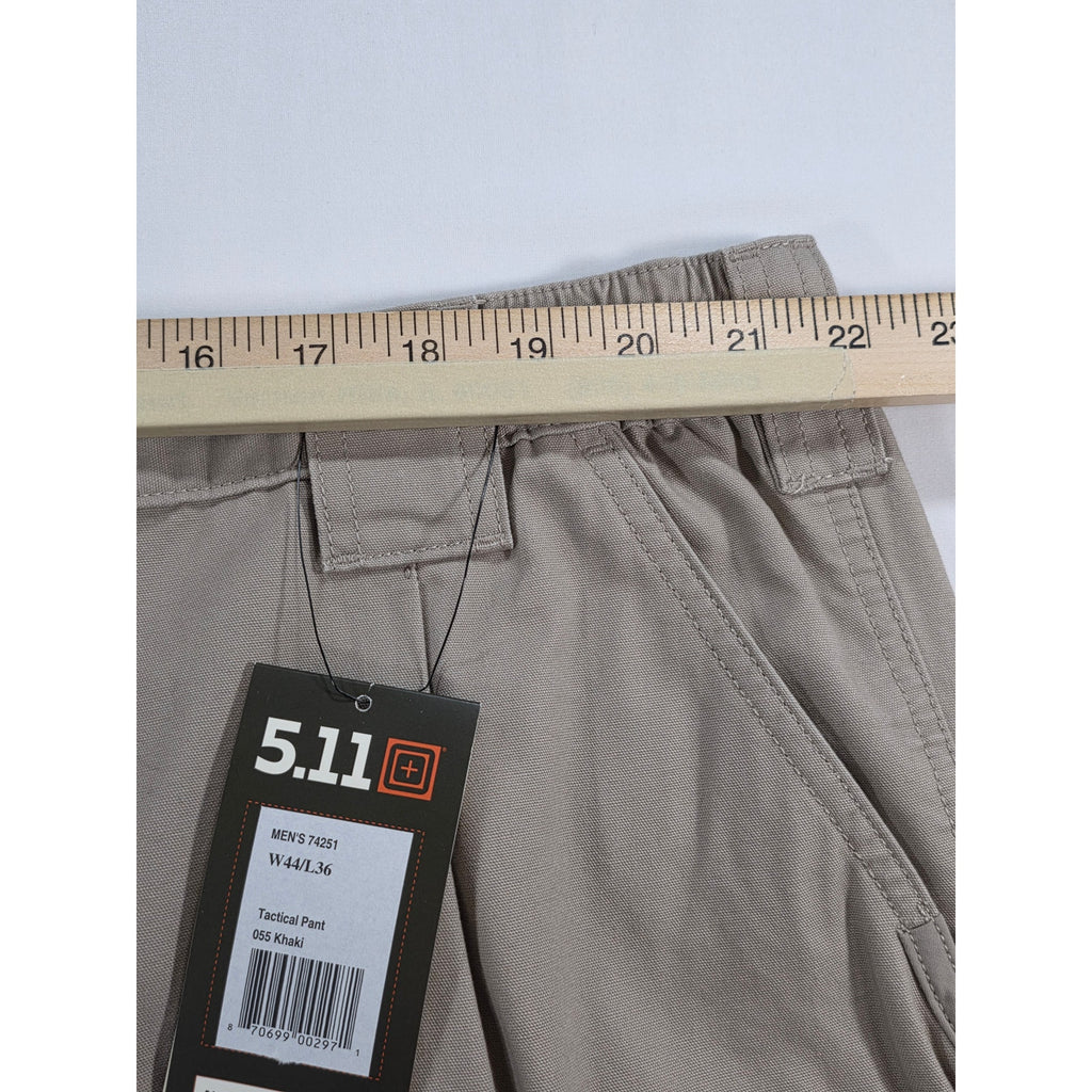 5.11 Tactical Mens Khaki Cargo Pants 44x36 NWT Tactical Workwear