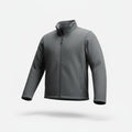 Tommy Hilfiger Mens Soft Shell Jacket M Heather Gray Water Resistant NWT