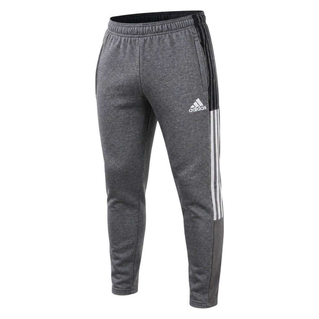 Adidas Men's Gray 3-Stripes Jogger Sweatpants Size S