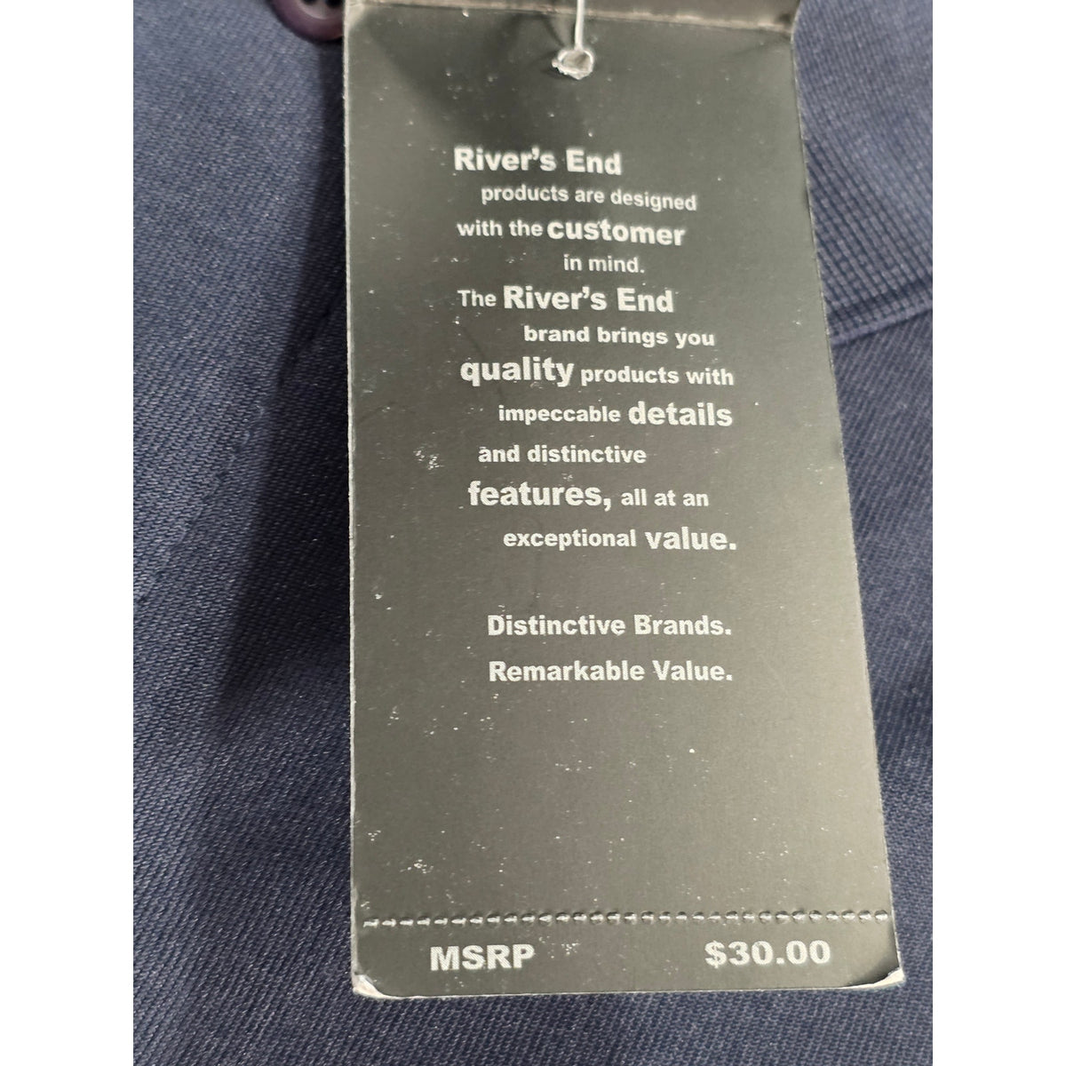 River's End Short Sleeve Polo Shirt Black – 2XL