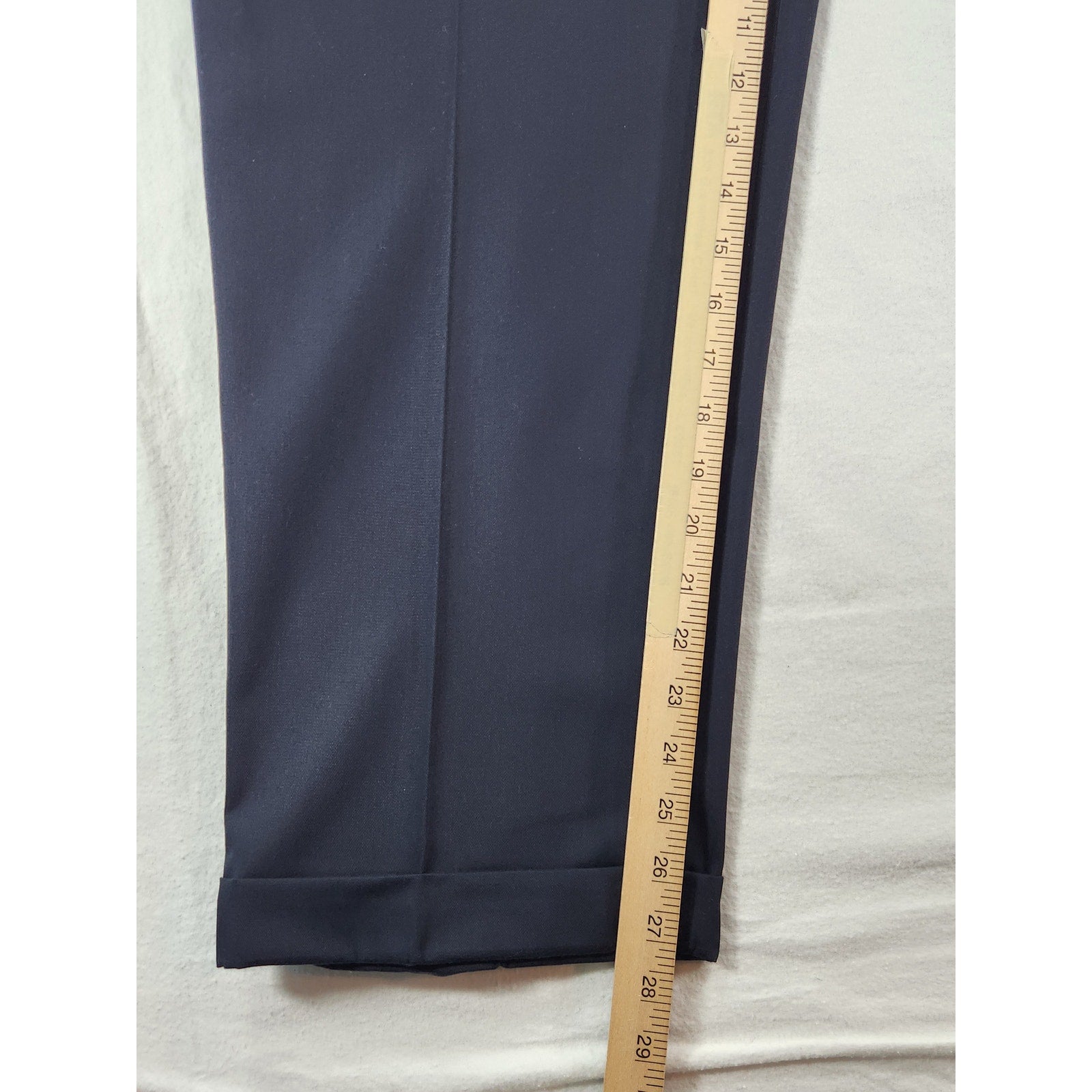 Braggi Louis Raphael Men's Black Pleated Dress Pants 36x29