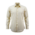 Van Heusen Men's Dress Shirt Yellow 16.5 34/35 Long Sleeve