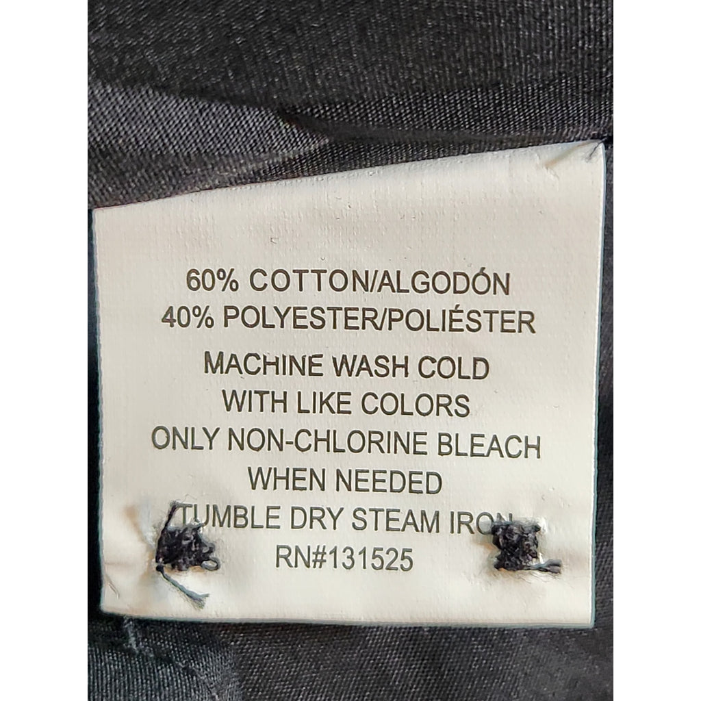 Beverly Hills Polo Club Men's Black Long Sleeve Button Up Dress Shirt M NWT