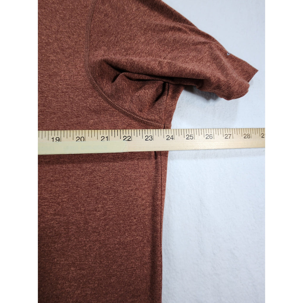 Columbia Omni-Wick Men's Polo Shirt Rust Short Sleeve Size L