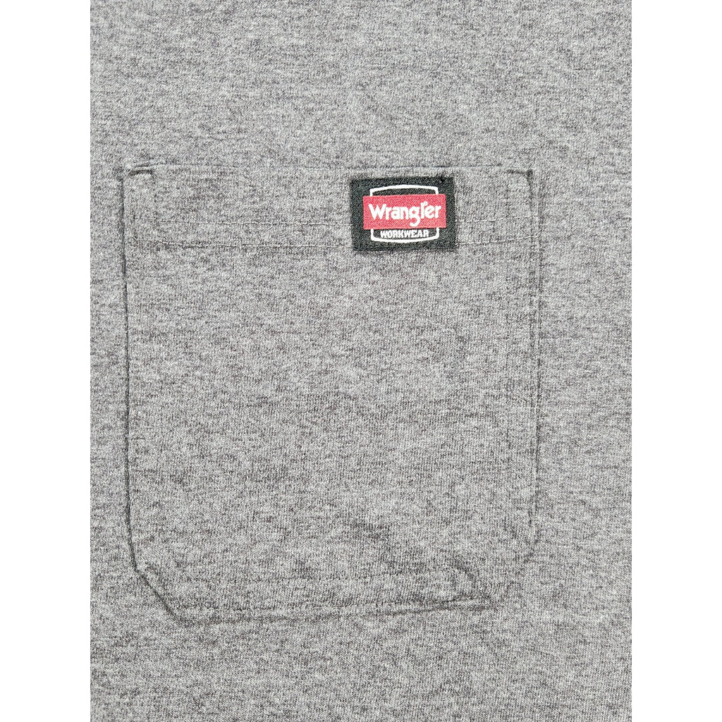 Wrangler Workwear Men's T Shirt XL Gray Short Sleeve Crew Neck Work Tee