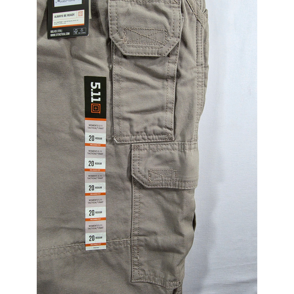 5.11 Tactical Womens Khaki Cargo Pants 20R Utility Workwear NWT