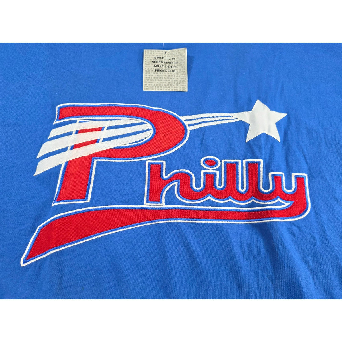 Negro Leagues Baseball Museum Philly T Shirt Mens 2XL NWT Blue