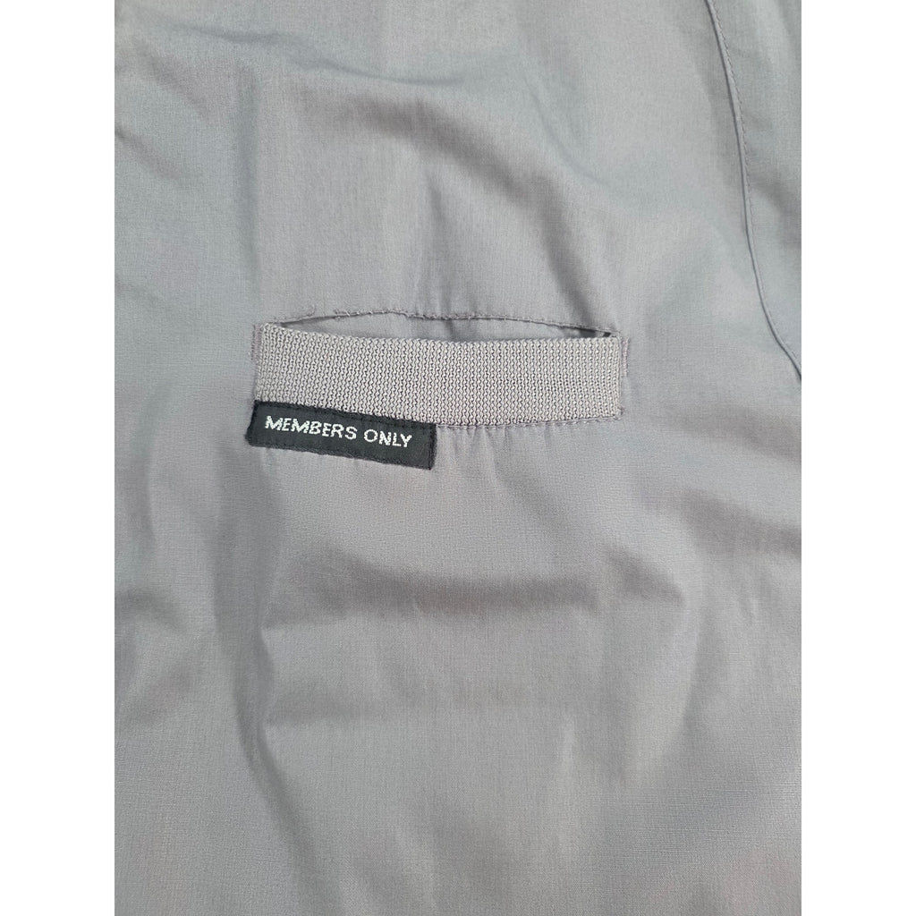 Members Only Jacket Gray Full Zip Lightweight Mens 42