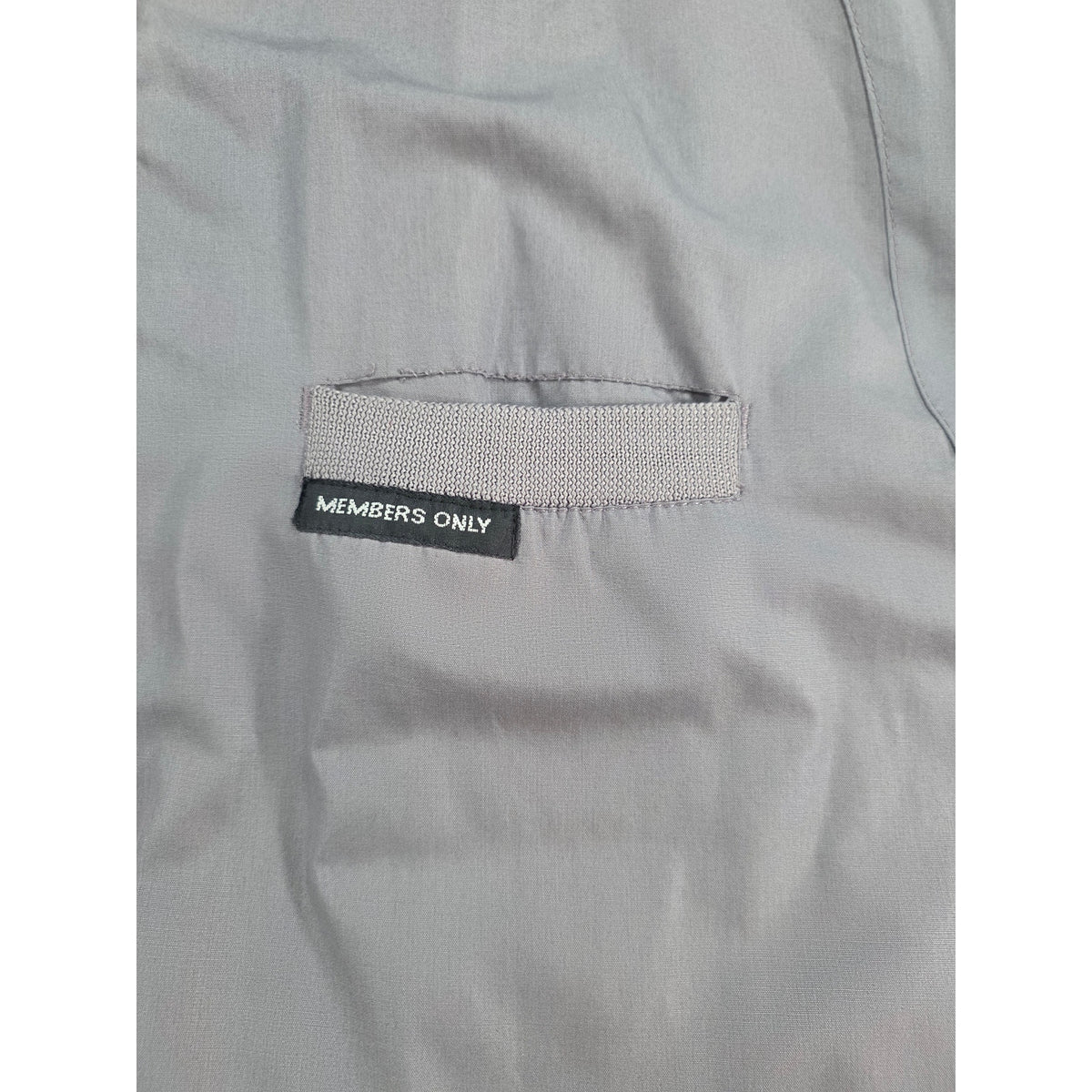 Members Only Jacket Gray Full Zip Lightweight Mens 42