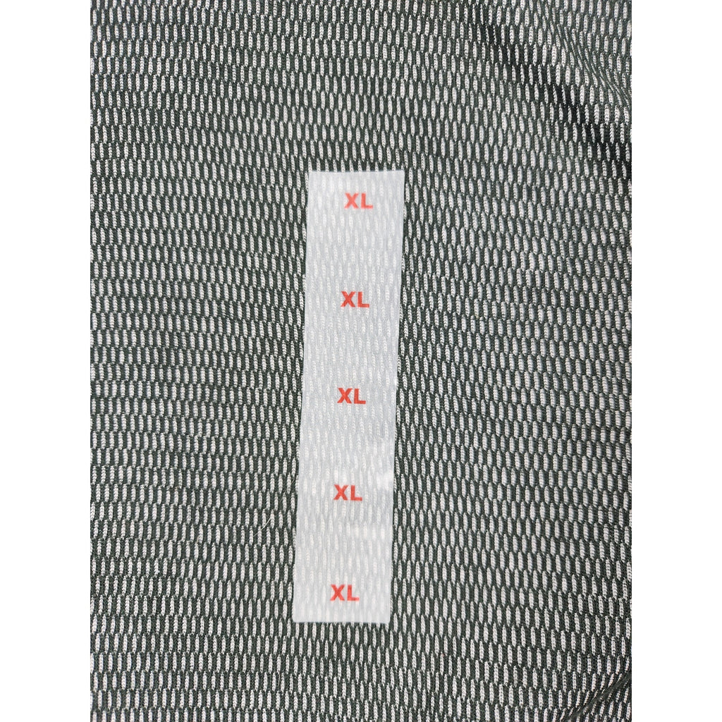 Old Navy Men's XL Gray Black Lightweight Waffle Knit Long Sleeve Shirt NWT