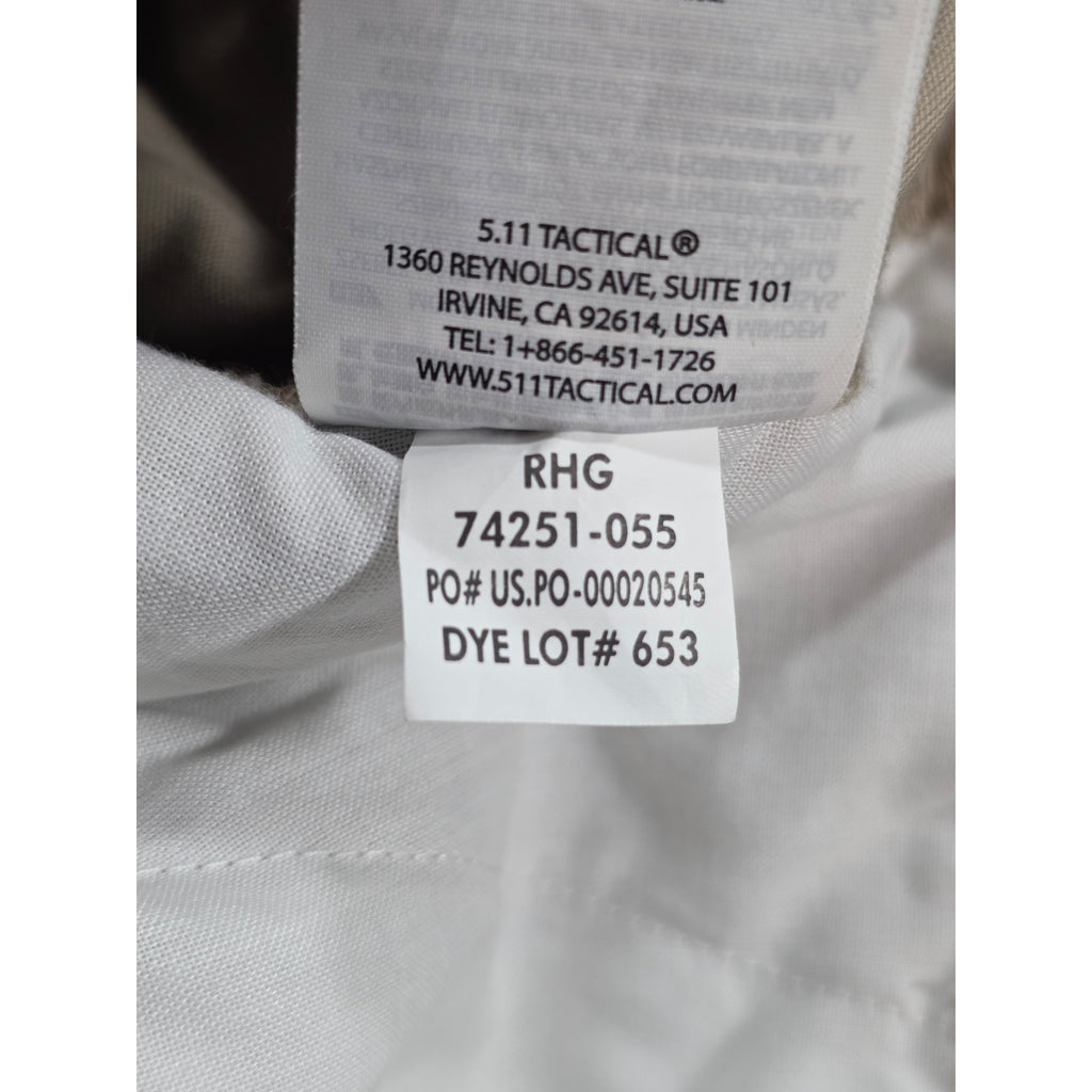 5.11 Tactical Mens Khaki Cargo Pants 44x36 NWT Tactical Workwear