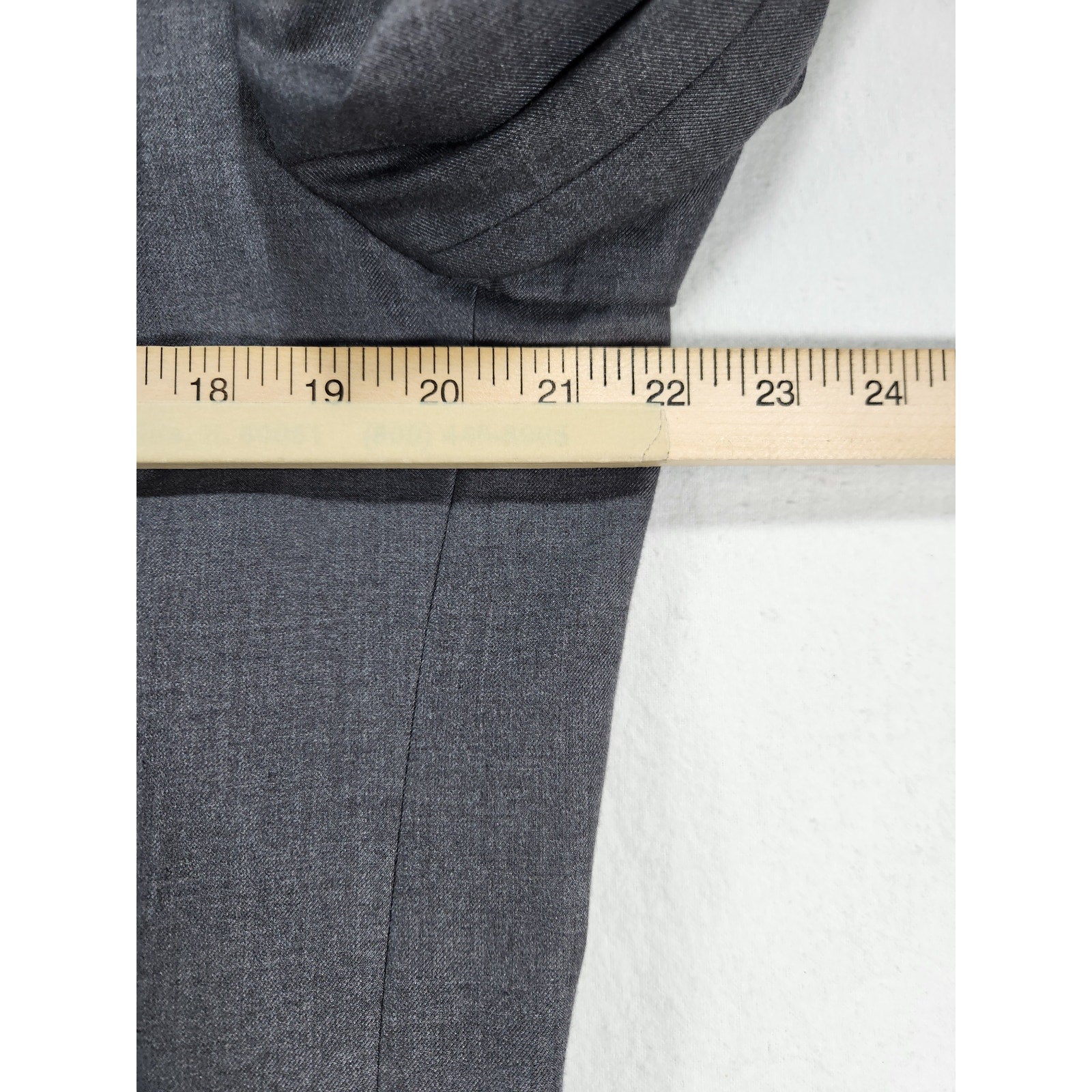 Alex Mishra Men's Gray Two Piece Suit 40L 34L Jacket Pants Patterned