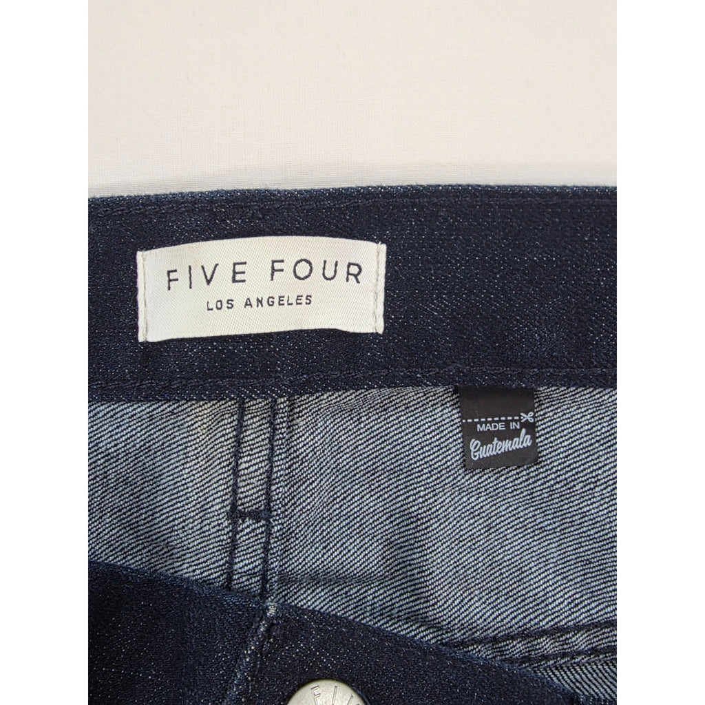 Five Four Straight Jeans Button Fly Navy Denim Womens 33 NWT