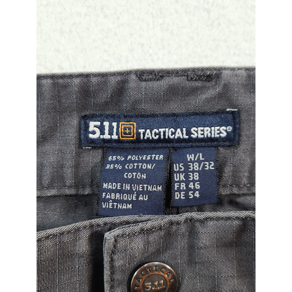 5.11 Tactical Men's Gray Tactical Cargo Pants 38x32 Ripstop Utility Work