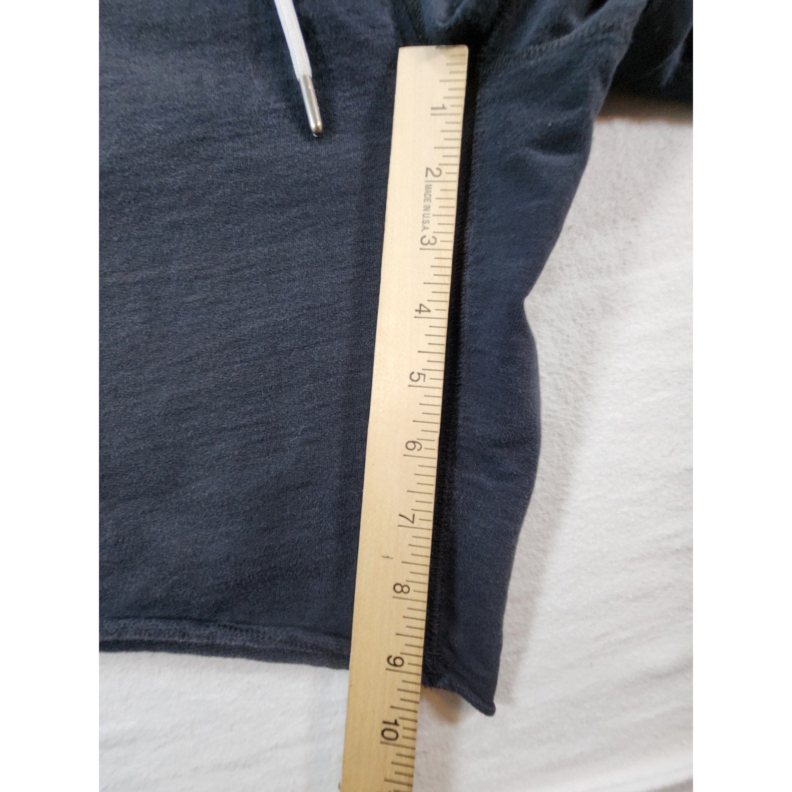 Nike Men's Navy Blue Fleece Shorts Drawstring Logo Size M