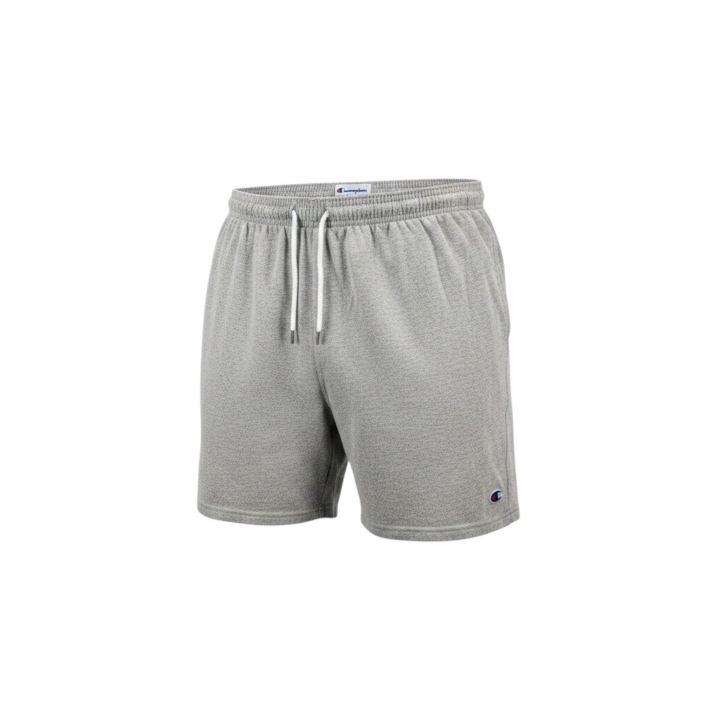 Champion Men's Shorts 2XL Gray Athletic Drawstring Gym Workout Lounge Logo