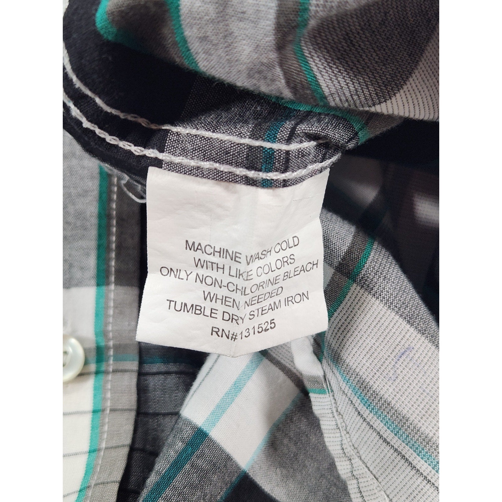 Beverly Hills Polo Club Men's Shirt S Plaid Short Sleeve Western Button Up