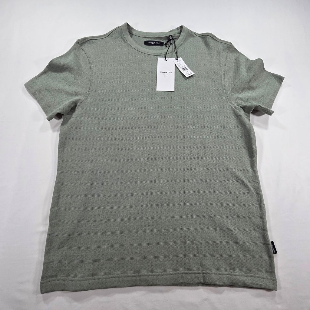 Kenneth Cole New York Men’s Green Textured Knit Polo NWT Size S