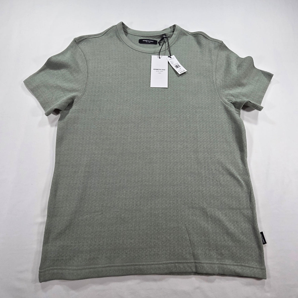 Kenneth Cole New York Men’s Green Textured Knit Polo NWT Size S