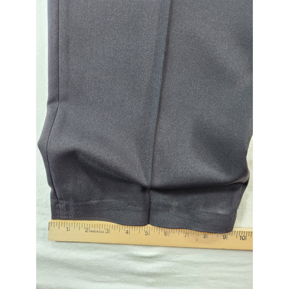 Haggar Men's Black Dress Pants Hidden Expandable Waistband 40x29 NWT