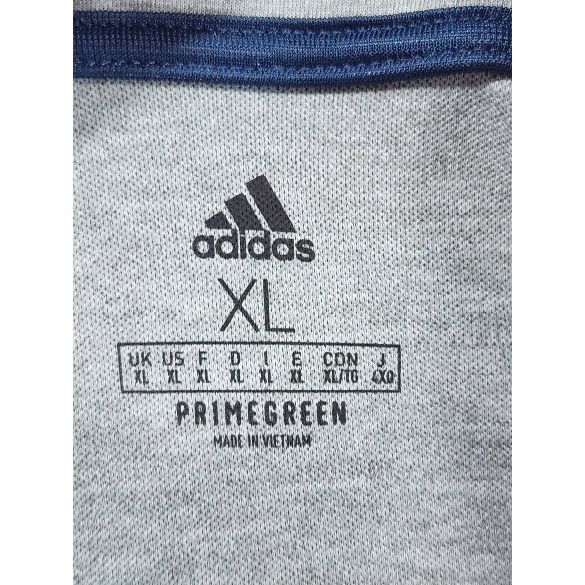 Adidas UPF 50 Quarter Zip Pullover Mens XL Blue Gray Golf Athletic Shirt NWT