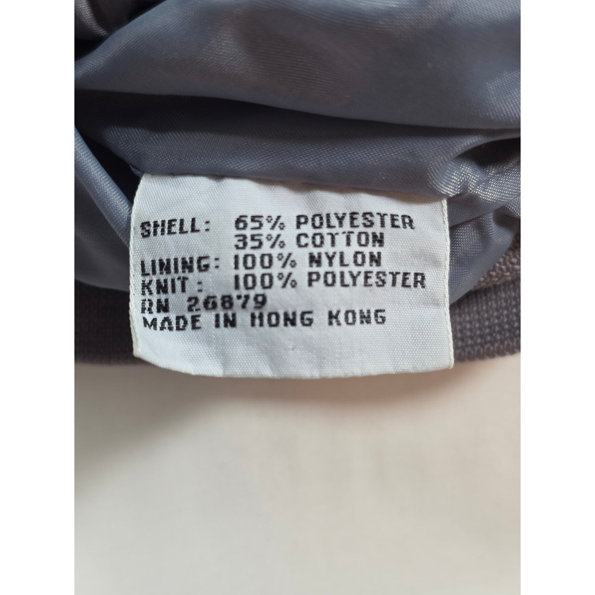Members Only Jacket Gray Full Zip Lightweight Mens 42