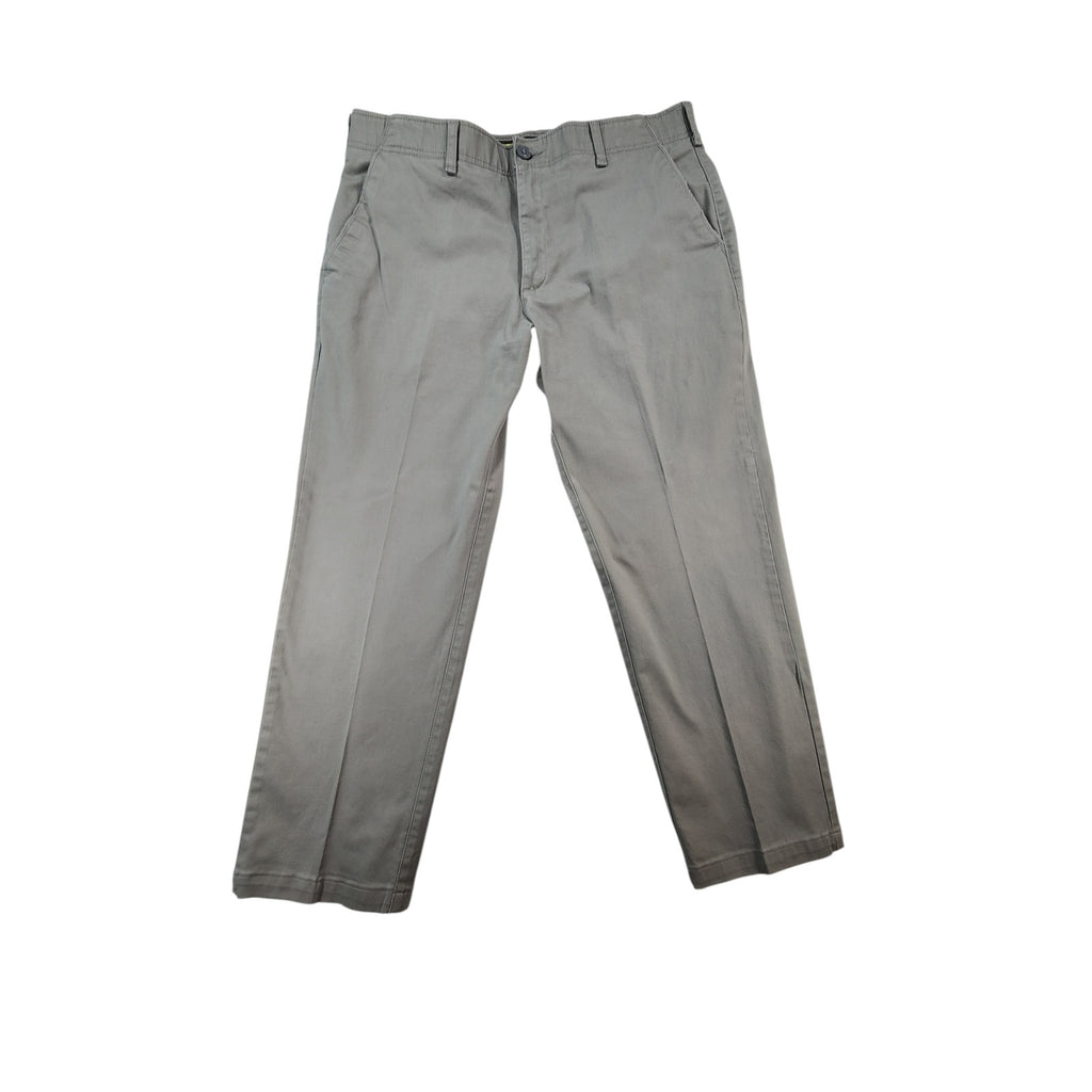 Lee Extreme Comfort Men's Gray Straight Fit Khaki Pants 36x29