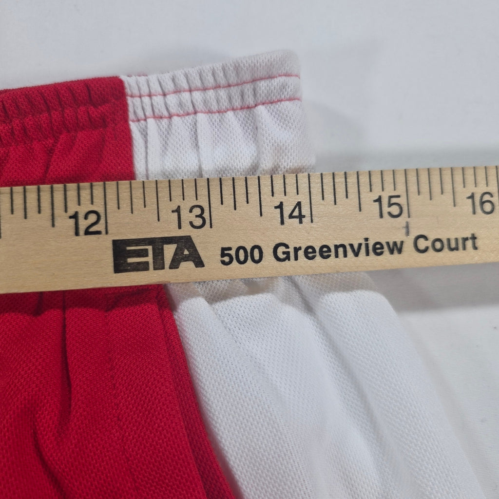 Under Armour Men’s Baseline Basketball Shorts Red White NWT Size M