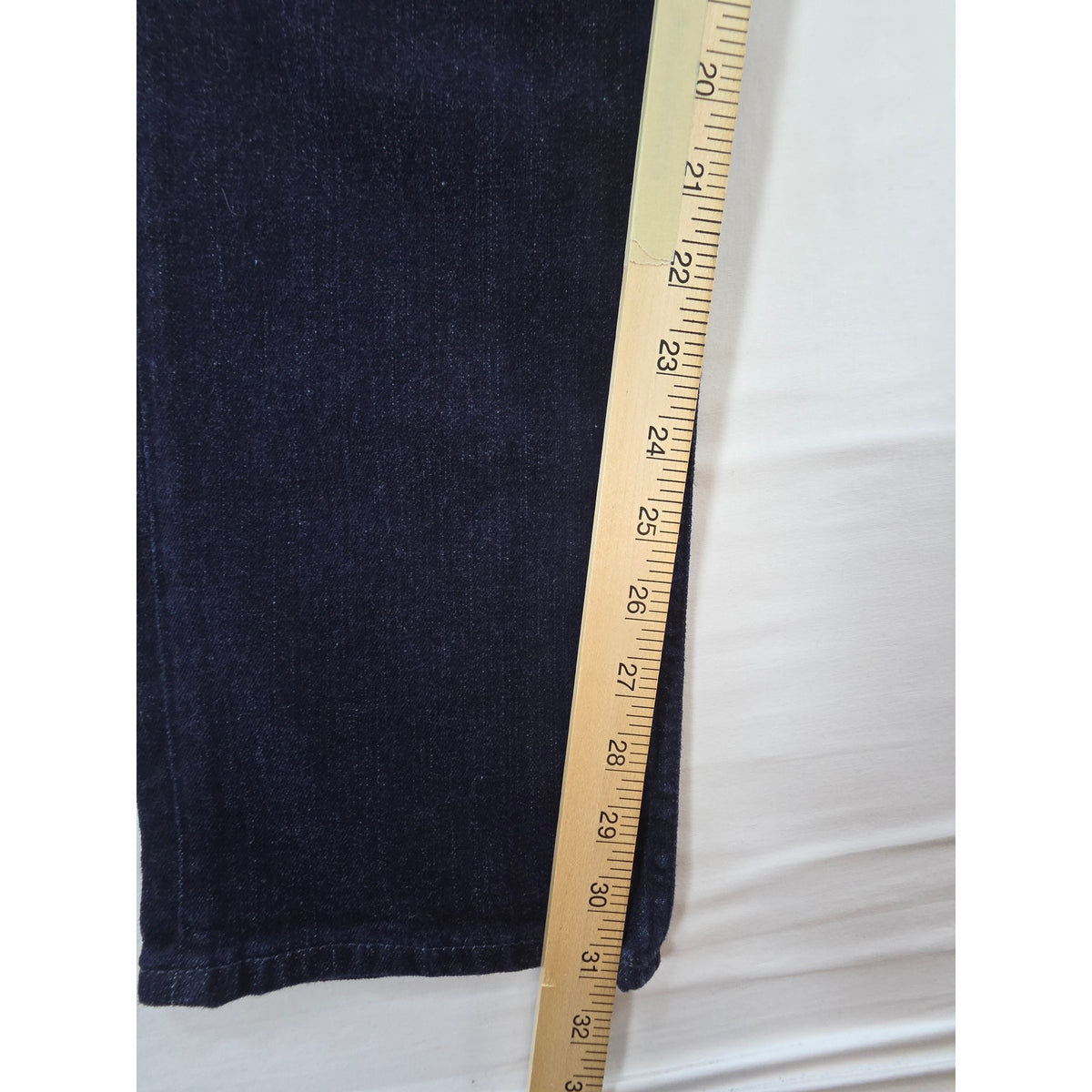 Five Four Straight Jeans Button Fly Navy Denim Womens 33 NWT