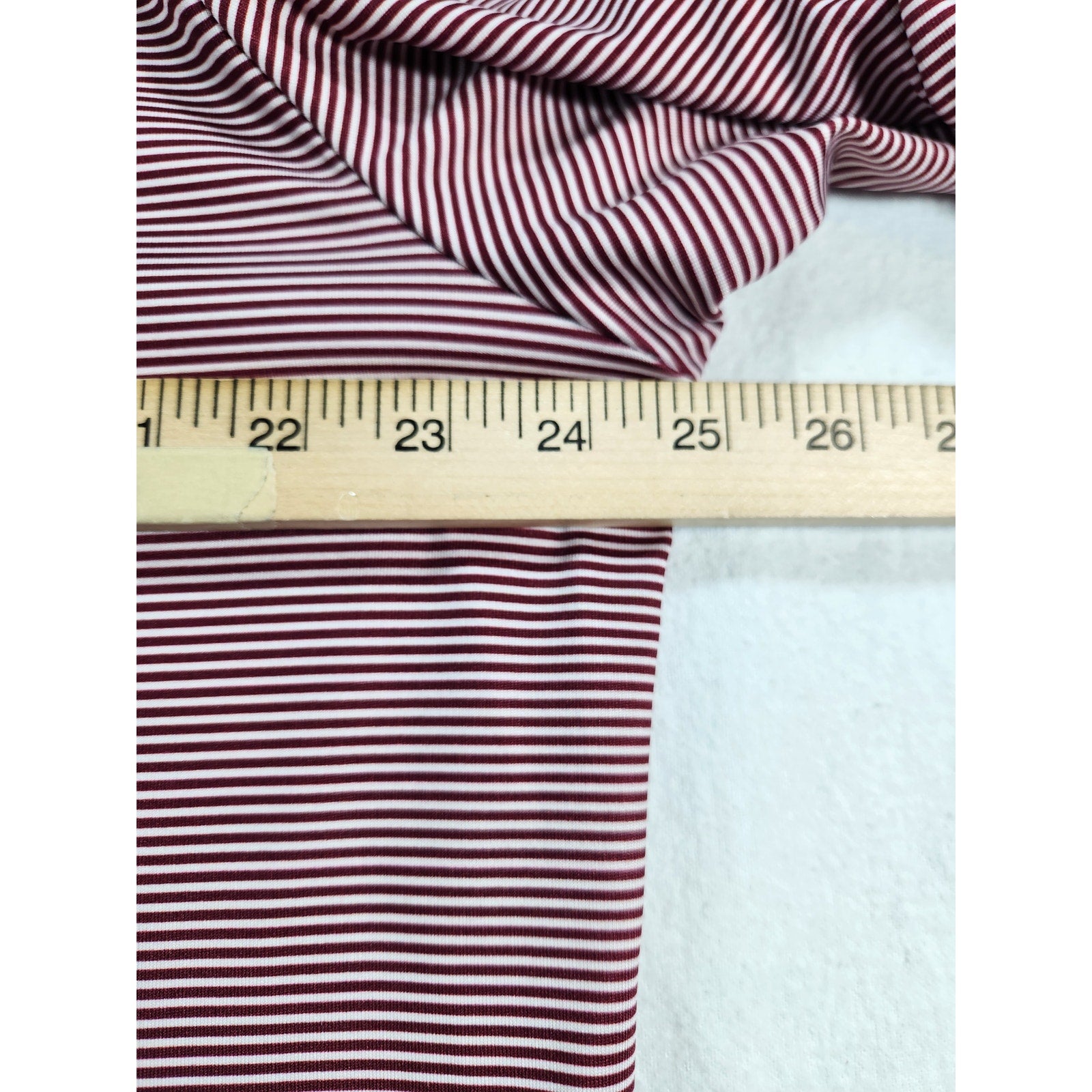 Alumni by Old Row Men's Striped Polo Shirt Red White Size L