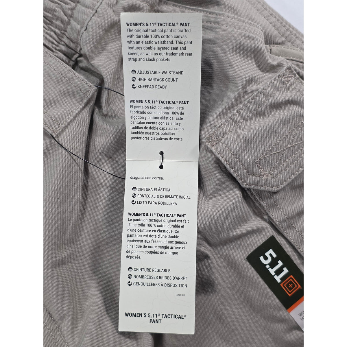 5.11 Tactical Womens Khaki Cargo Pants 20R Utility Workwear NWT