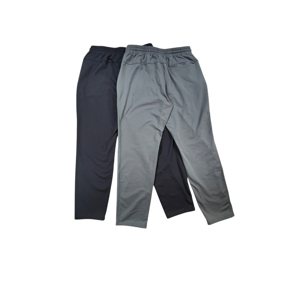 Gymreapers Jogger Pants Mens L 2 Pack Athletic Training Sweatpants Black Gray